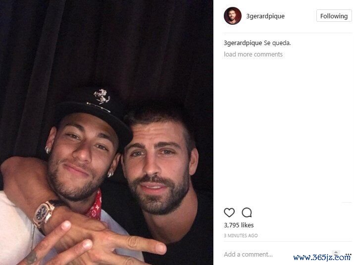 皮克回忆当初说内马尔“他留下了”：在那一刻我已经完全不是我了